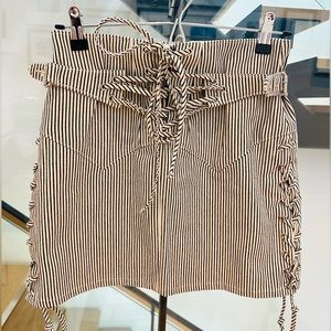 BNWT Re/done 70’s Lace Up Skirt Size 26. Never worn. 100% Authentic